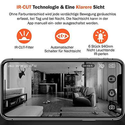 4K Nanny Camera Supports 2.4G&5G WiFi, Mini Hidden Camera Charger with Motion Detection, Night Version, Nanny Cam Hidden Camera, Small Hidden Camera Wireless Security Camera with Motion Detection