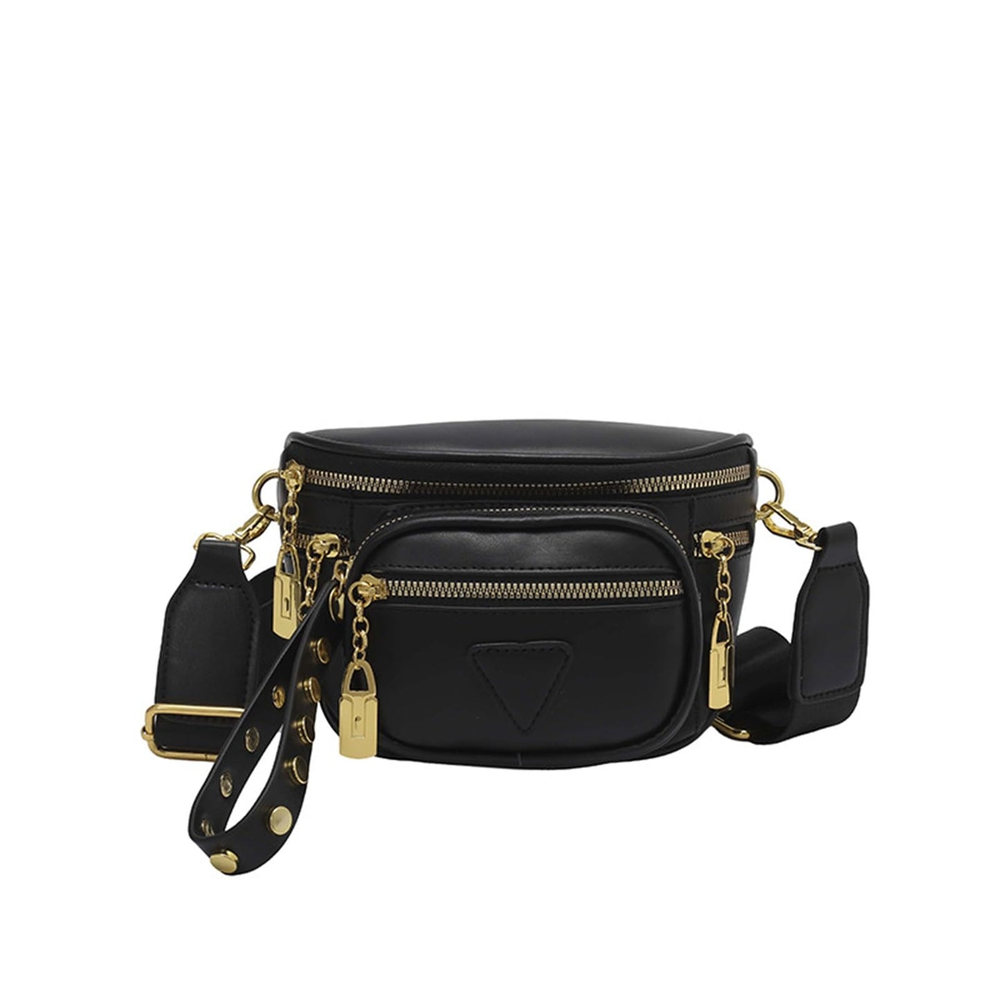 Lightweight PU Leather Fanny Packs Purse, Trendy Women Versatile Crossbody Shoulder Bags with Coin Zip Pocket for Party Festival Outdoor Traveling Beach