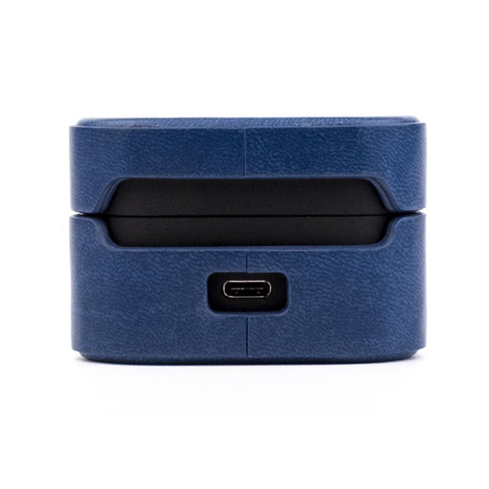 MITER Handcrafted PU Leather Case for Sony WF-1000XM6 – Premium Italy PU Leather, Scratch Resist Protection, Made in Korea (Navy)