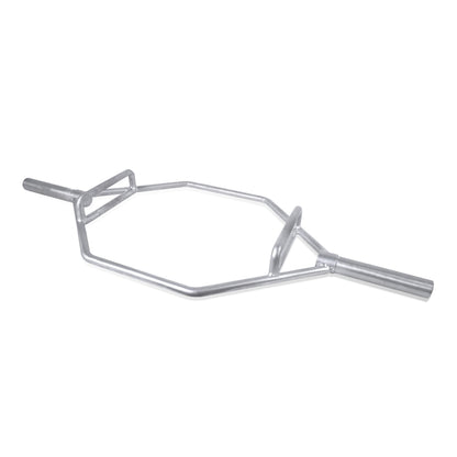 CAP Barbell Olympic Hex Trap Bar with Combo Grips, Shrug Deadlift Bar - Chrome