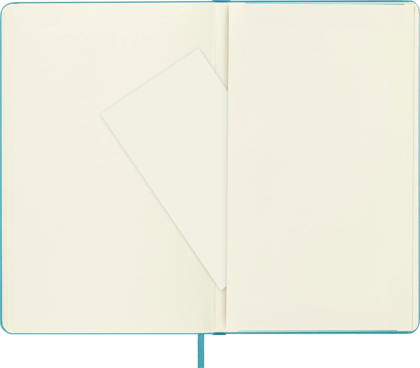 Moleskine Classic Notebook, Hard Cover, Large (5" x 8.25") Plain/Blank, Reef Blue, 240 Pages