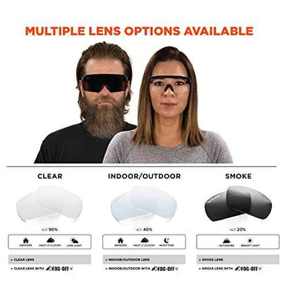 Ergodyne Skullerz Aegir Safety Glasses, ANSI Z87.1+