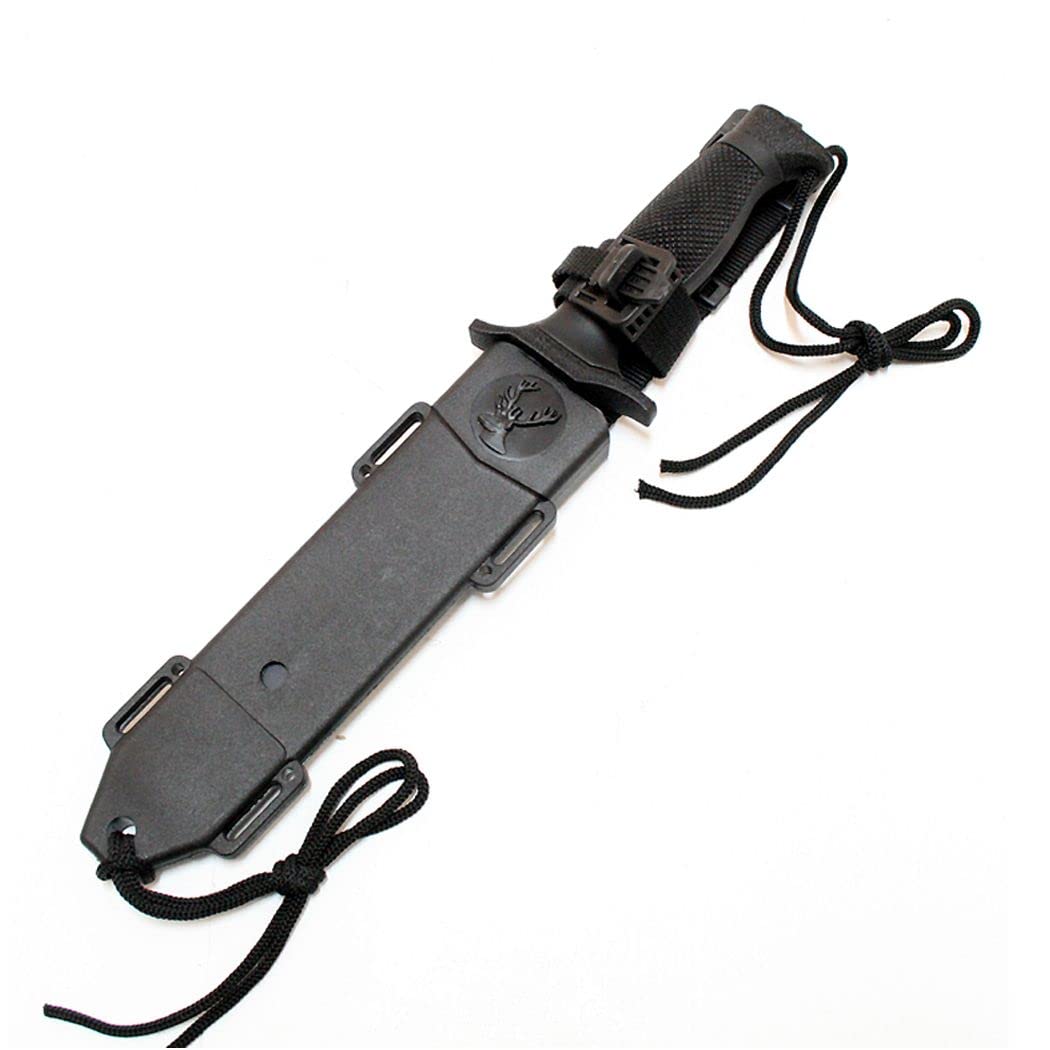 Defender Xtreme 12" Tactical Bowie Survival Hunting Knife w/Sheath Military Combat Fixed Blade