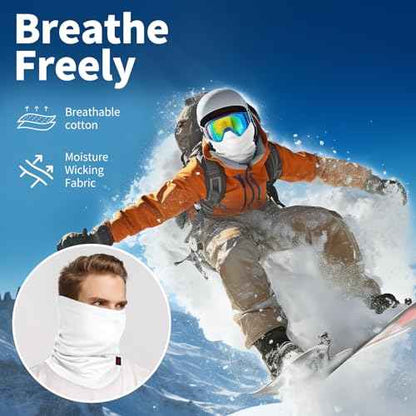 FR Face Mask For Men CATHRC2 Flame Resistant Neck Gaiter Covering 100% Cotton Arc Flash Welding Shield Protector 12CAL