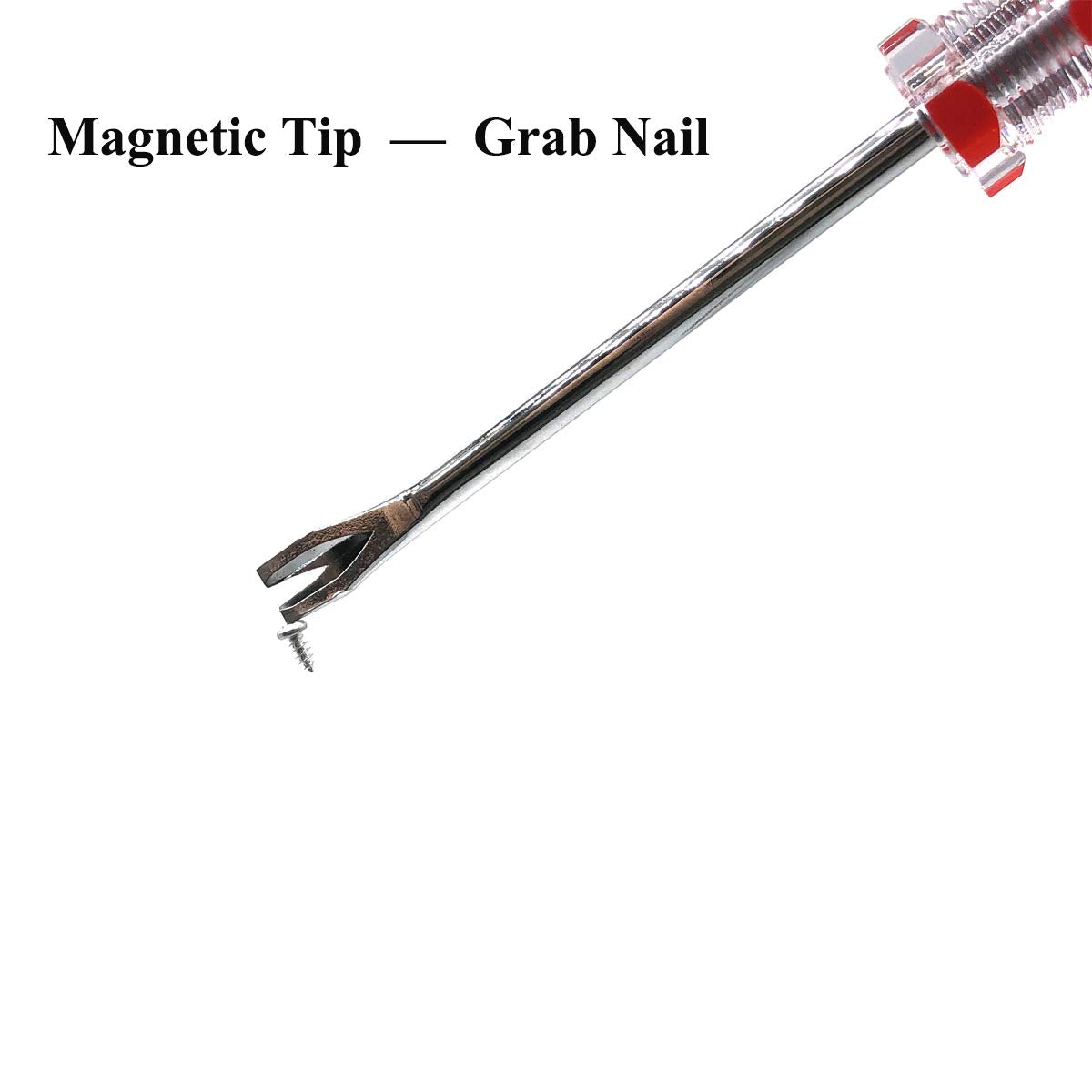Terberl 4 Pack Tack Lifter Tack Puller Nail Puller, U Tip Nail Staple Rivet Staple Puller Staple Remover Tool