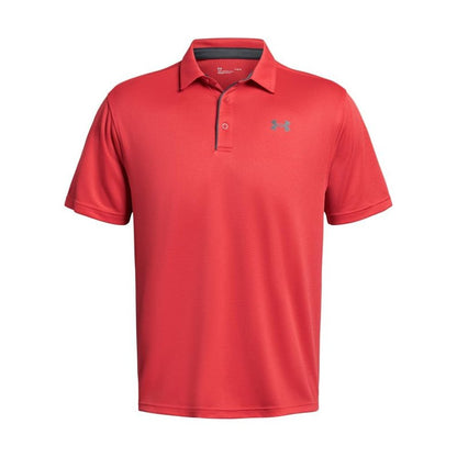 Under Armour Men's Tech Golf Polo, (814) Red Solstice / / Pitch Gray, XX-Large Tall