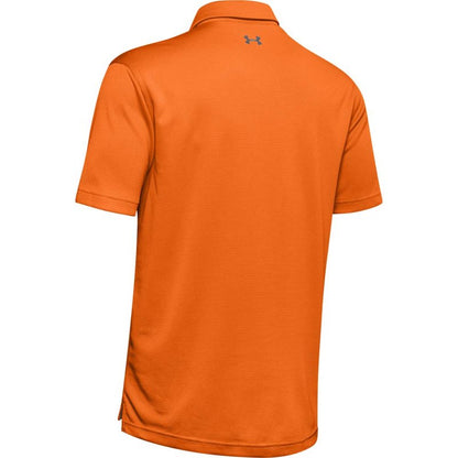 Under Armour Men's Tech Golf Polo, Team Orange (800)/Graphite, 4X-Large