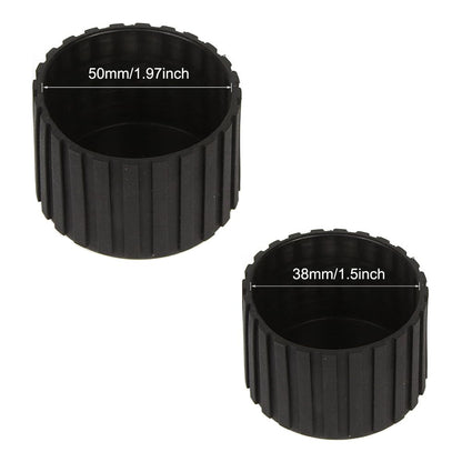 SquEqu 8 Pack Weight Bench End Caps Replacement Exercise Steppers Foot Tips Rubber Covers Floor Protector for Stair Stepper Elliptical Machine Recumbent Bike Recumbent Exercise Bike Stationary Bike