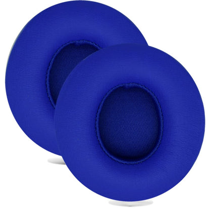 QOQOON Professional Headphone Replacement Ear Pads for Beats Solo 2 & 3 Wireless ON-Ear Headphones | Does NOT Fit Beats Studio, Enhanced Foam, Luxurious PU Leather Premium Ear Pads Cushions (Blue)