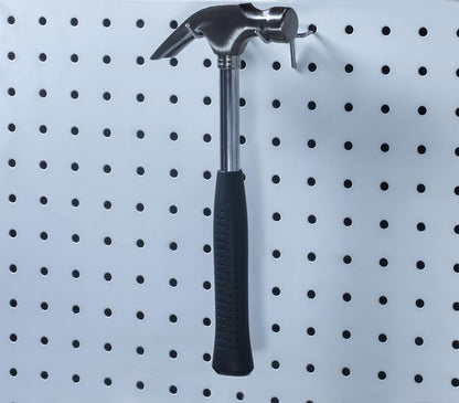 KINOMI 36 Pieces 2 Inch Silver Pegboard Hooks Heavy Duty Pegs Pegboard Accessories for 1/4 in and 1/8 in Peg Boards in Garages, Tool Sheds, Basements etc