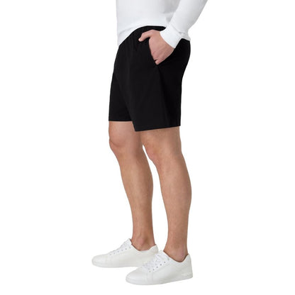 Hanes Mens Jersey Cotton With Pocket Workout-and-training-shorts, Black, Small US