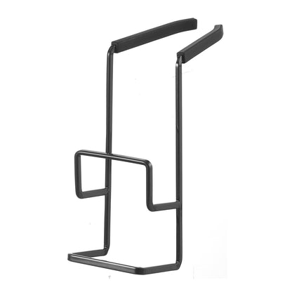 Yamazaki Home Faucet-Hanging Kitchen Organizer Sink Rack Basket | Steel | Sponge Holder, One Size, Black