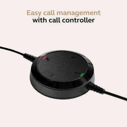 Jabra Evolve 20 (2025 Edition) Single-Ear Headset for Office and Home - Call Control - All Platforms - USB-C/A Connectivity - Black