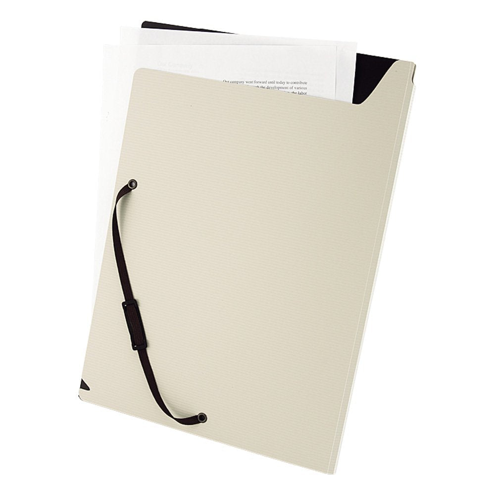 LIHIT LAB F7560-24 Binder Clip File, Multifunction, A4, Black