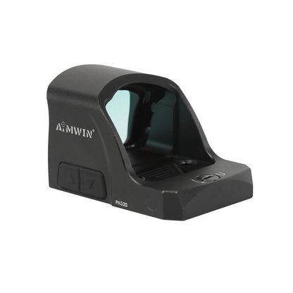 AIMWIN PN320 Aim Awake Open Reflex Sight 2 MOA Dot 32 MOA Circle Multi-Reticle Parallax Free Durable Aluminum Waterproof Optic with 11 Brightness Levels Compatible with RMR Footprint
