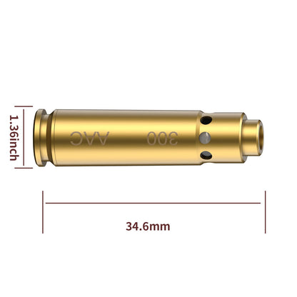 Tipfun Bore Sight Cal 300BLK 7.62x35mm Laser Sight Red Dot Boresighter with Batteries