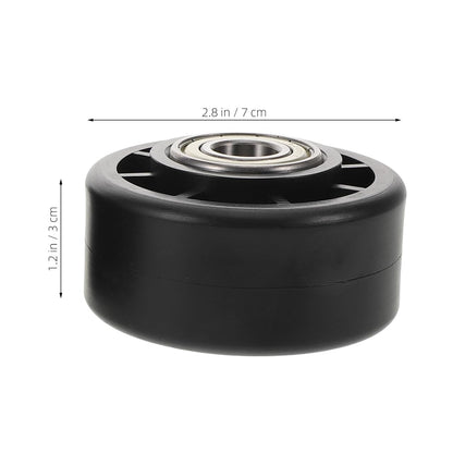 Toddmomy Fitness Equipment Universal Wheel 2.75 Inch Durable Gym Roller Replacement for Treadmills Exercise Bikes Easy Diy Installation Smooth Rotation