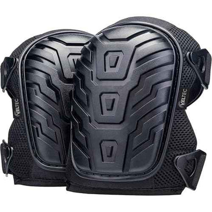 Veltec Premium Knee Pads for Work with Soft Foam and Gel Cushion - Heavy Duty Pads & Adjustable Non-Slip Straps - Pro Protection & Comfortable for Construction, Gardening, Flooring, Roofing and More