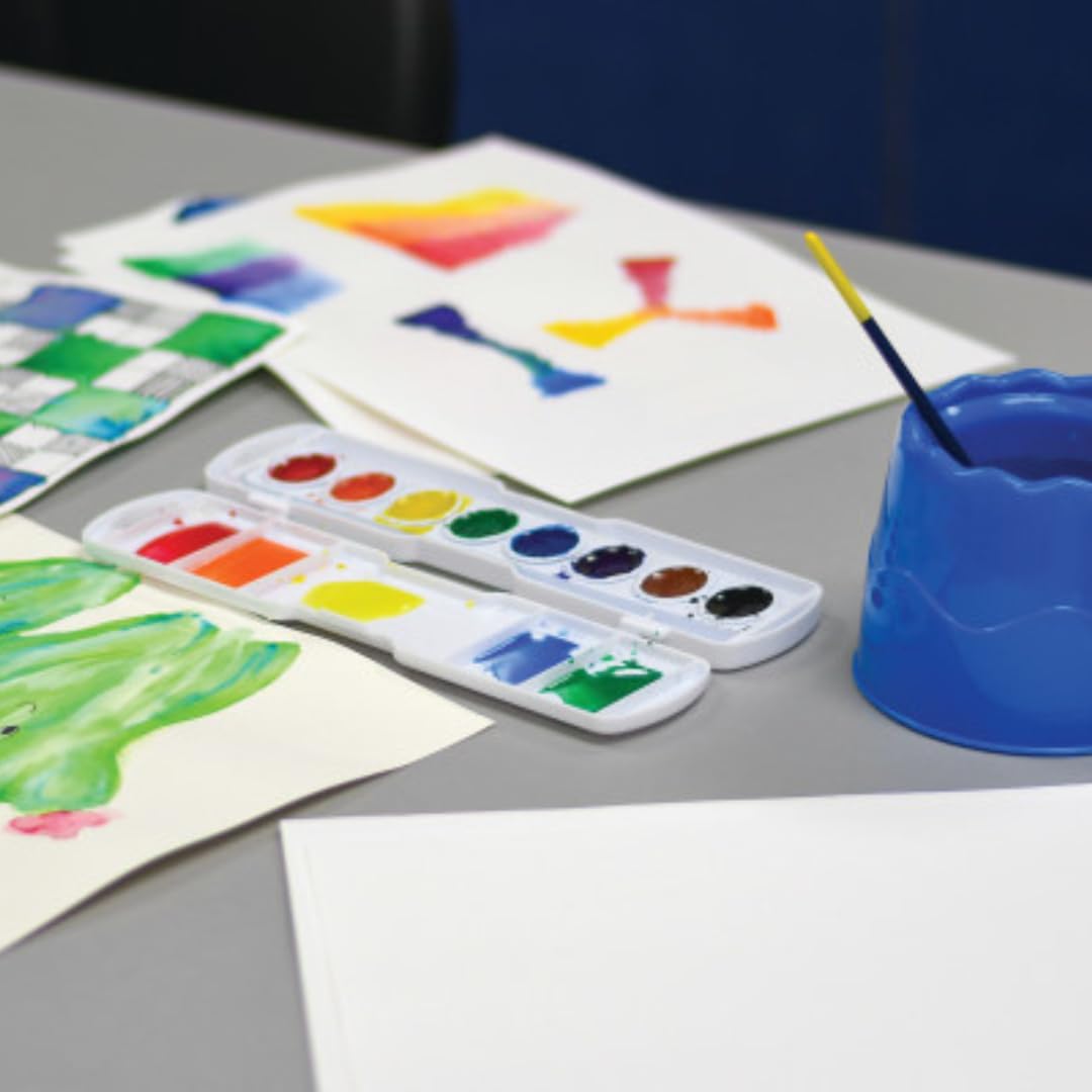 UCreate Watercolor Paper, White, Package, 140 lb., 9" x 12", 50 Sheets