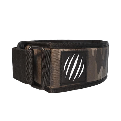 Bear KompleX Premium Leather APEX Weightlifting Belt, Abdominal & Back Support, Powerlifting, Squats and Weight Training, Low Profile, Firm Back Easily Adjustable.