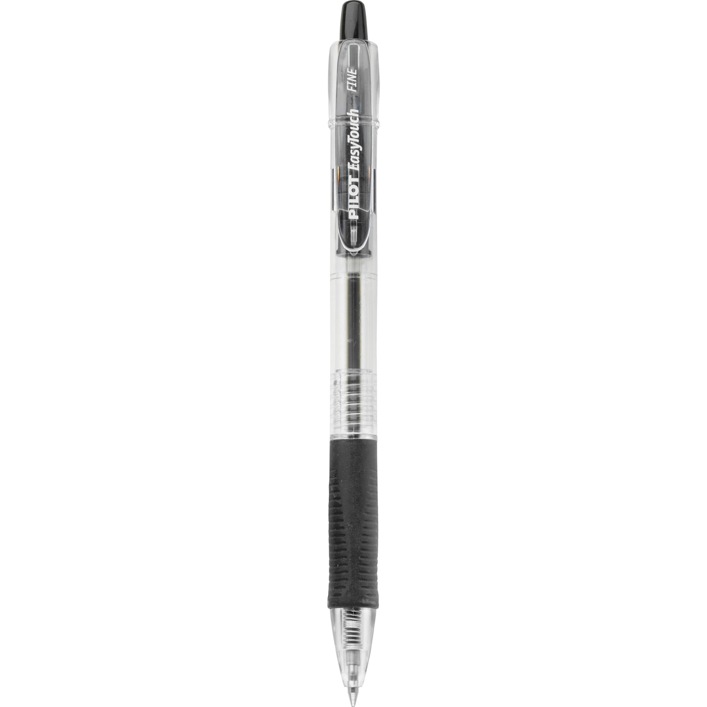 PILOT EasyTouch Refillable & Retractable Ballpoint Pens, Fine Point, Black Ink, 12-Pack (32210)