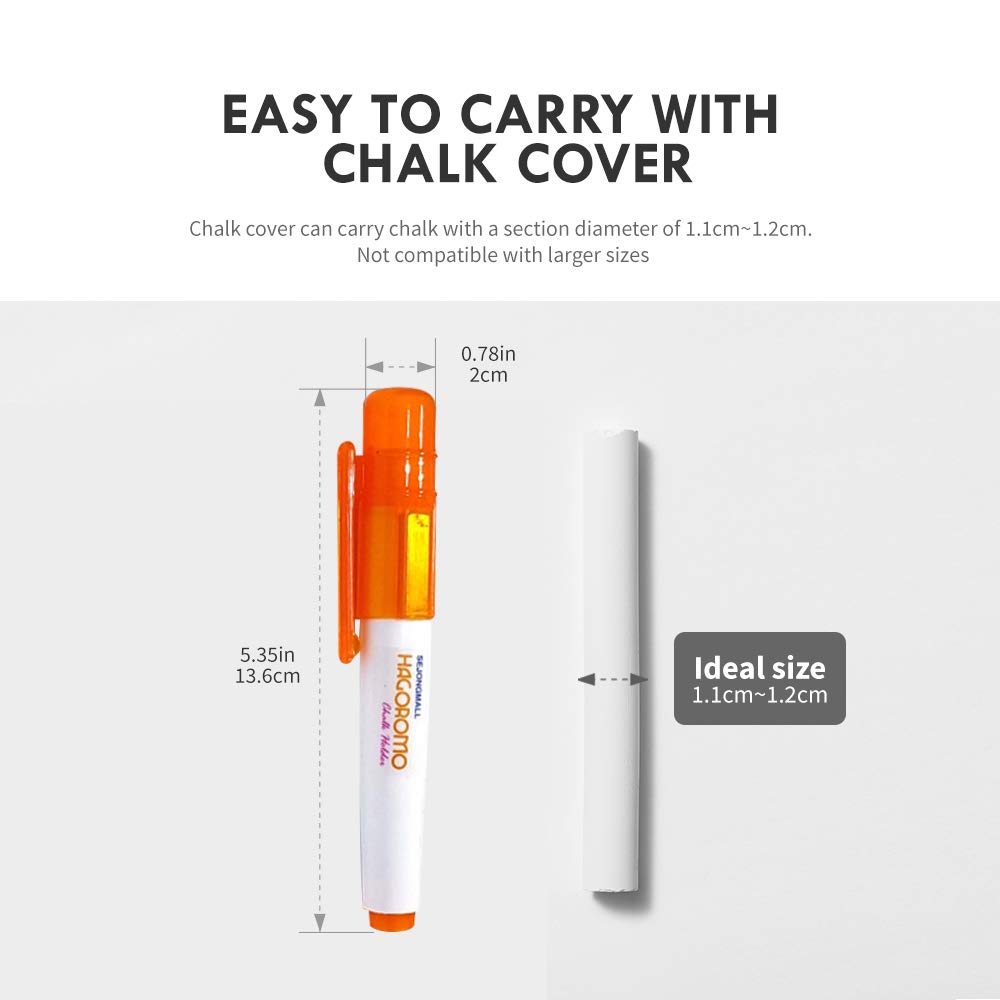 Hagoromo Chalk Holder with Magnet Attached [Green Body & Chalk]
