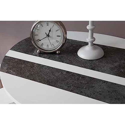 d-c-fix 346-0583 Decorative Self-Adhesive Film, Slate Grey, 17" x 78" Roll
