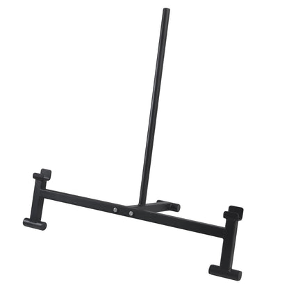 Deadlift Barbell Jack Stand for Easy Changing Weight Plates - 2000 LB Capacity, Elevated Lift for Gym and Home Workouts,Black