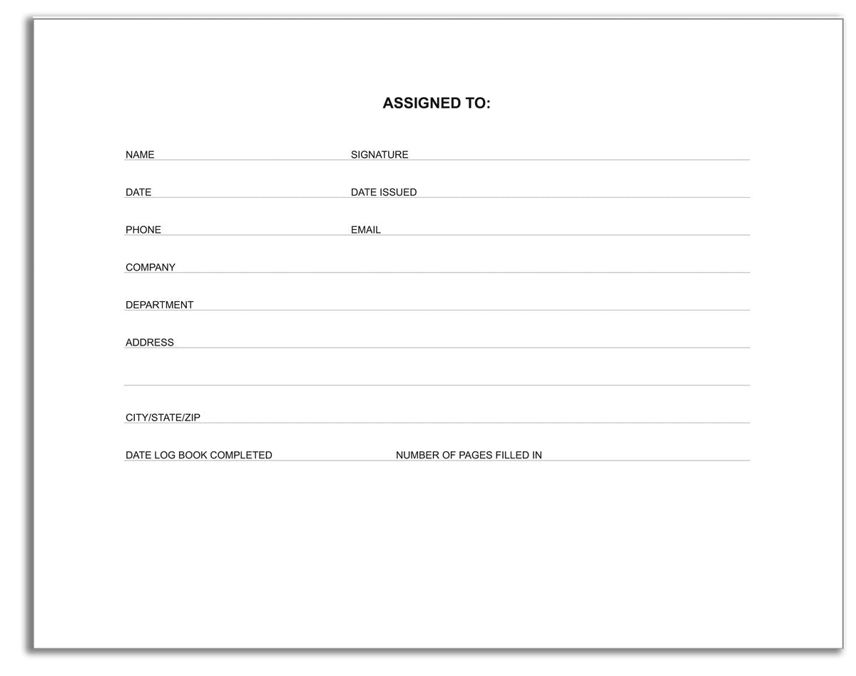 BookFactory Black Maintenance Log Book - 120 Pages 9'' x 7'' Black Imitation Leather Cover Section Sewn Hardbound (Made in USA)