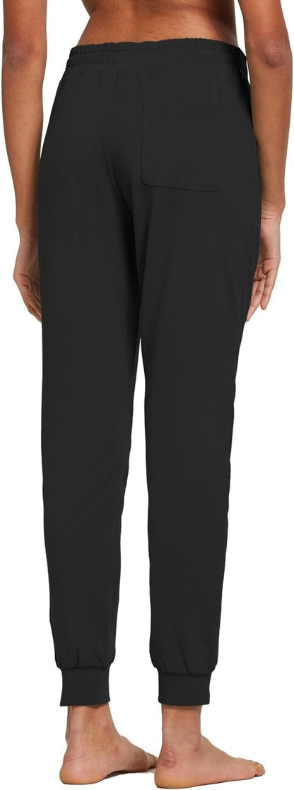 Baleaf Women's Cotton Joggers - Soft Tapered Sweatpants for Yoga & Daily Wear | Comfortable Fit