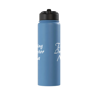Training Instructor Tshirt Job Occupation Funny Work Stainless Steel Insulated Water Bottle