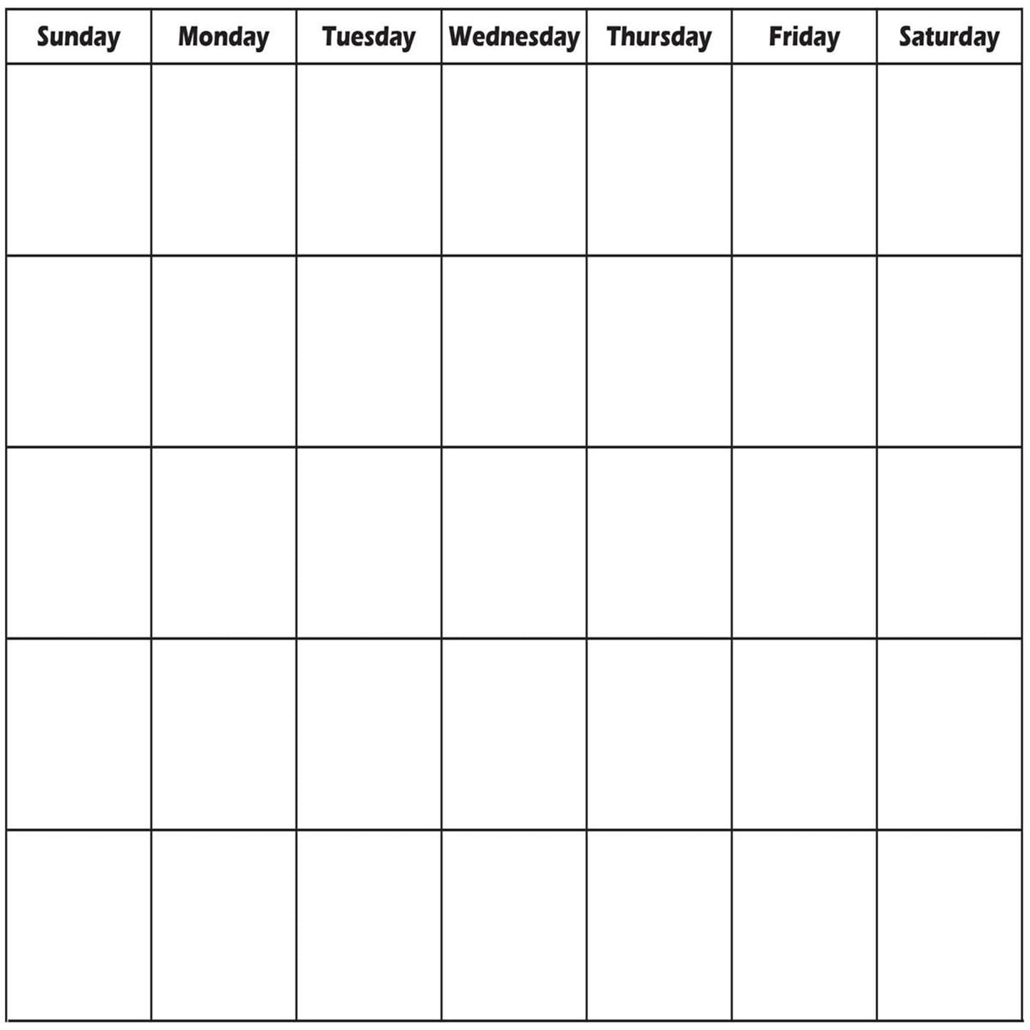 Accent Design Paper Accents DIY 8x8 Blank Calendar – 14-Month White Blank Calendar Sheets for Wall, Desk, or Planner – Undated Customizable Monthly Organizer