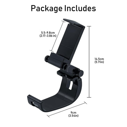 Mcbazel Mobile Gaming Clip for Xbox Series X and Xbox Series S, Adjustable Phone Game Holder Mount Clamp for Xbox Series X/S Wireless Controllers