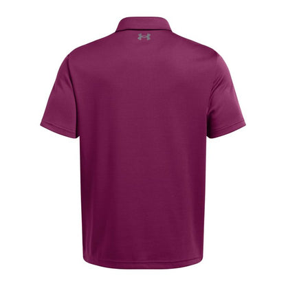 Under Armour Men's Tech Golf Polo, (505) Purple Gemini / / Pitch Gray, X-Large Tall