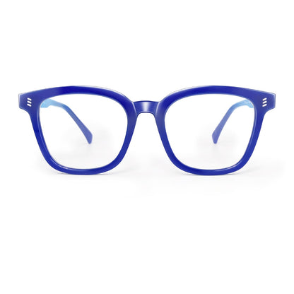 VISOONE Square Classic Blue Light Blocking Glasses with Non Prescription Anti Glare For Women and Men NOE