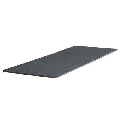 VEVOR 0.56Inch 48sq.ft 12 Tiles Gym Flooring for Home Gym, Rubber Top with High Density EVA Foam, 25 x 25In Gym Floor Exercise Equipment Mats, Interlocking Gym Mats, Puzzle Workout Mats, Black & Blue