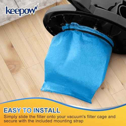 KEEPOW Wet Dry Vac Filter for Stinger 2.5 to 5 Gallon Wet Dry Vacuum WS0255VA, Part# VF2000, 4 Pack