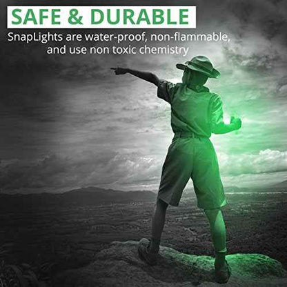 Cyalume Glow Sticks Military Grade Lightstick - Premium Green 6¡± SnapLight Emergency Chemical Light Stick with 12 Hour Duration , 10 Pack