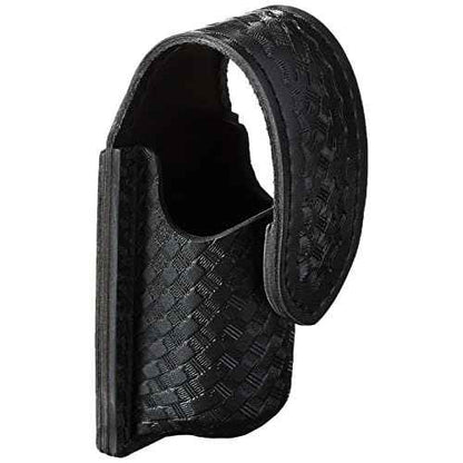 Safariland Duty Gear Bianchi 38-4-48HS: Mace Holdertop Flap, STX Basket Weave, Black