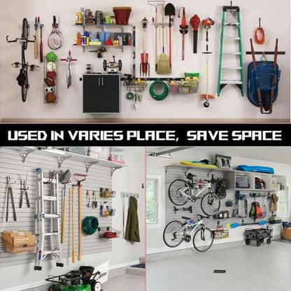 6-Pack Utility Hook,Garage Storage Hooks, Heavy Duty Utility Hooks, Shed Storage Hooks, 11 Inch Garage Heavy Duty Wall Hook for Bikes, Kayak and Hanging Ladders