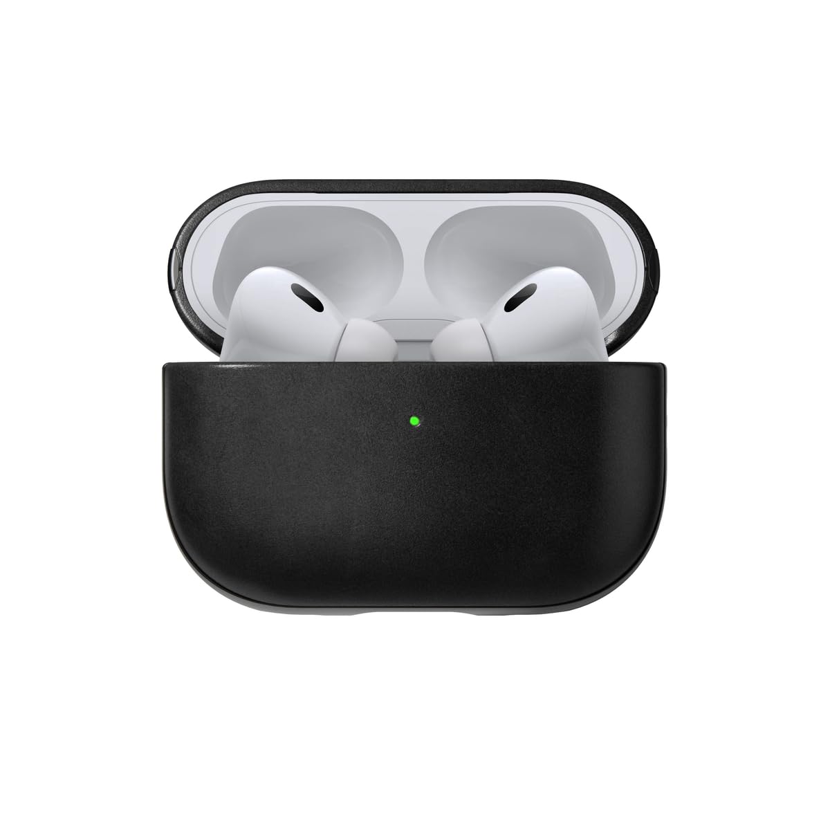 Nomad Airpods Pro 2 Case in Black Horween Leather, AirPods Pro 2nd gen Case Cover, Compatible with AirPods Pro Case 1st gen and 2nd, Case Cover, Qi and MagSafe Charging Compatible