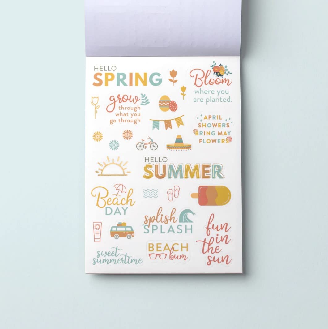 Passionate Penny Pincher Home Planner Sticker Book 1st Ed | Pack of 15 | 766 Total Stickers | Assorted Sizes | 5x7 Sheets | Gold Foil Stamping | Fun Stickers for Home Planners, Journals and More