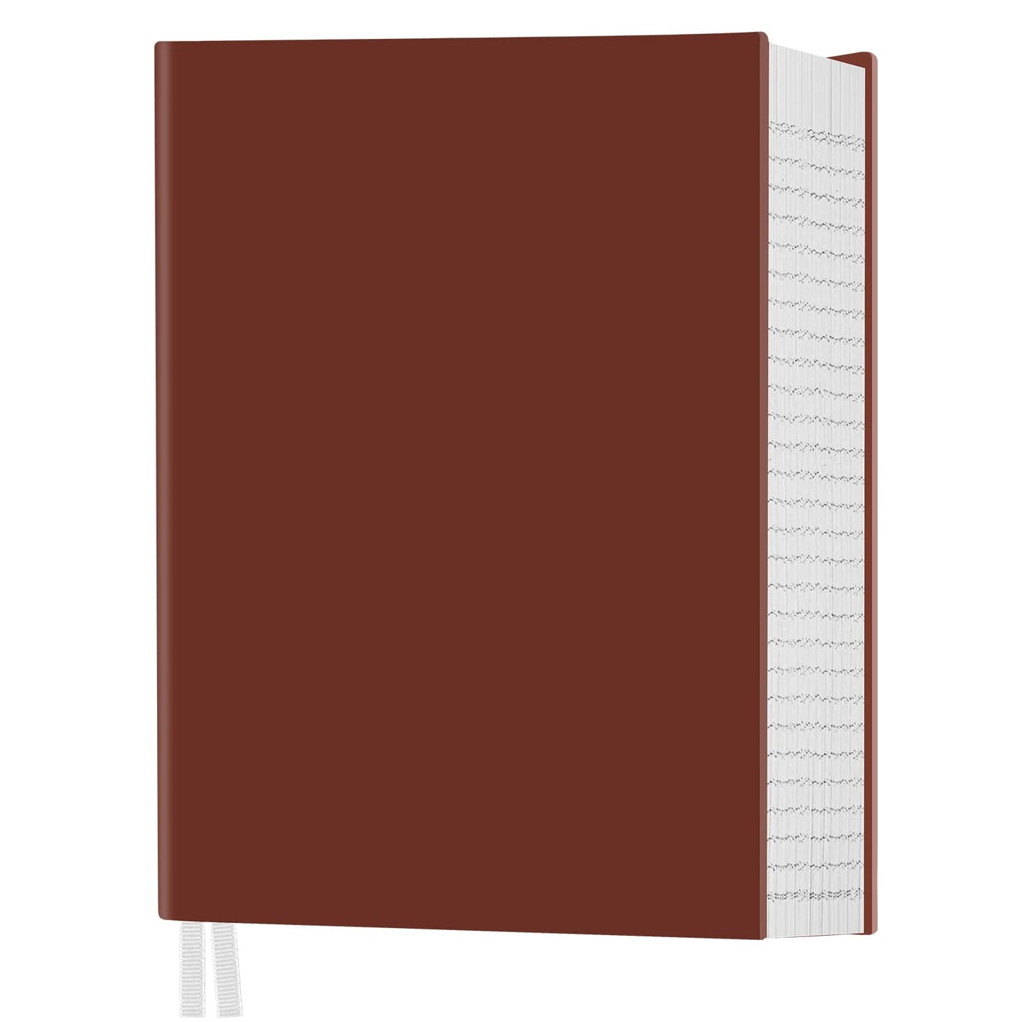 Notebook Journal, Dotted Journal, 8.5" x 11", 400 Pages Dot Grid Notebook, No Bleed Thick Paper, Leather Journal for Bullet Journaling, Work, School, Notes, 125pcs Sticky Tabs, Inner Pocket, Brown