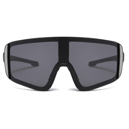 Long Keeper Cycling Sunglasses for Women Men Youth Running Riding Baseball Sports Sun Glasses Windproof Driving Sports Shades (Black Frame Dark Grey Lens)