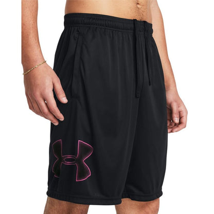 Under Armour Men's Tech Graphic 10" Shorts, (019) Black / / Astro Pink, XX-Large