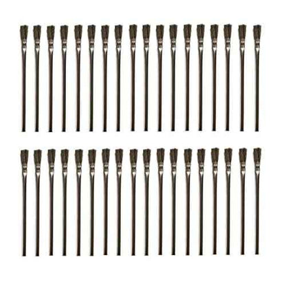 72pcs 1/2 inch Flexible Horsehair Bristle Acid Brushes