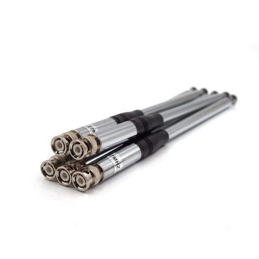 (5-Pack) 27Mhz 9-Inch to 51-inch Retractable CB Antenna BNC Connector for Cobra HH50WXST MRHH350FLT C75WXST HH38WXST Midland 75-822 75-785 MHS75 Uniden BC75XLT Handheld CB Radio Transceiver