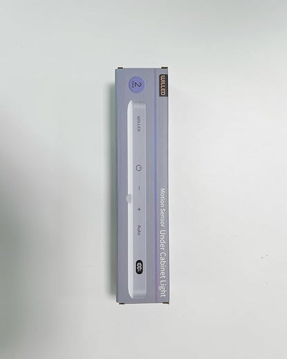 WILLED 3000K Closet Lights Motion Sensored, Battery Display, 60 LED Touch Light Bar, Motion Sensor Light Indoor, Under Cabinet Lights Rechargeable, Stick on Lights for Closet, Kitchen, Hallway, 2 Pack