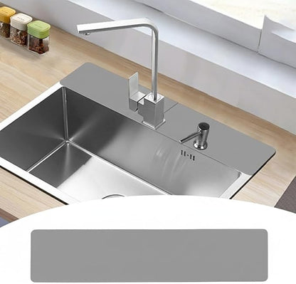 Customizable Faucet Mat for Kitchen Sink: 30"L x 5.5"W DIY Cuttable Bathroom