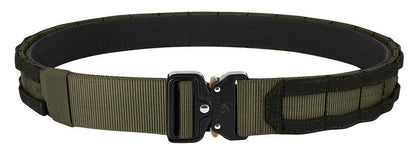 KRYDEX Quick Release Rigger MOLLE Belt 1.75 Inch Inner & Outer Tactical Heavy Duty Belt (RGBK, Large)